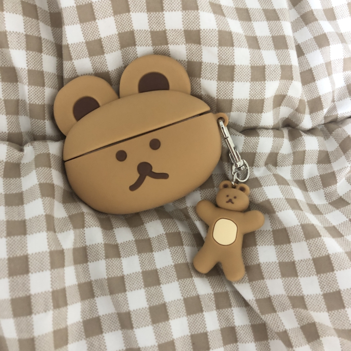 로마네 도낫도낫 베어 에어팟 프로 실리콘 케이스