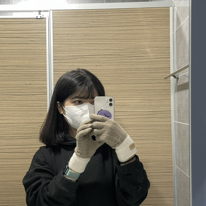 여성 남성 울 따뜻해 스마트폰 휴대폰 손가락 터치 기모 니트 장갑
