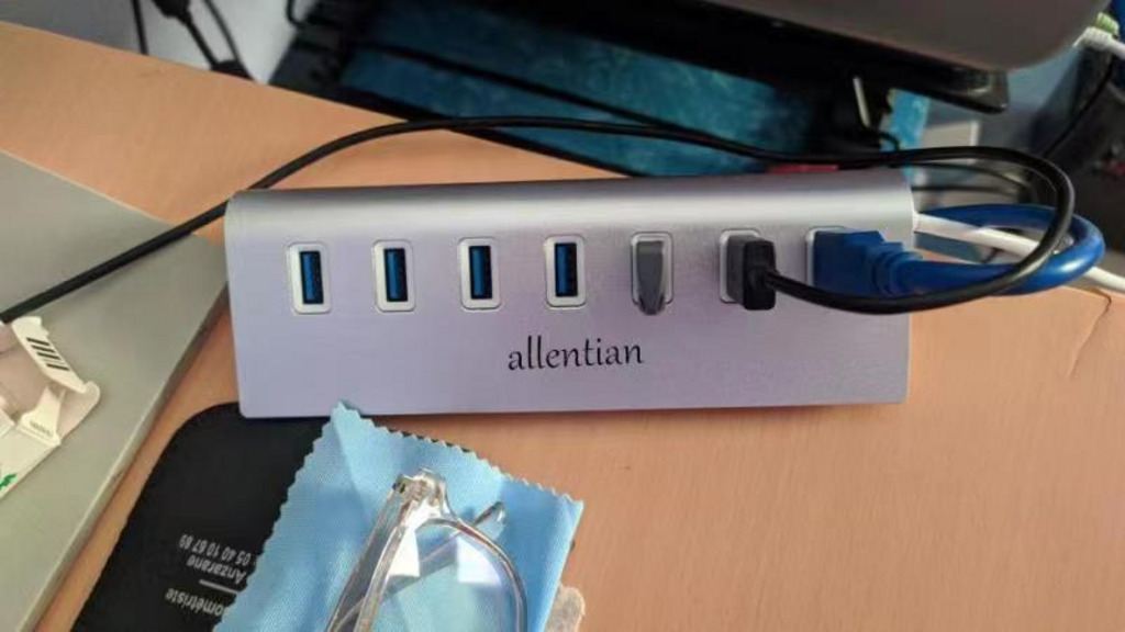 Aentian 알루미늄 전원 7 포트 USB30 허브 AT-307P 리뷰후기