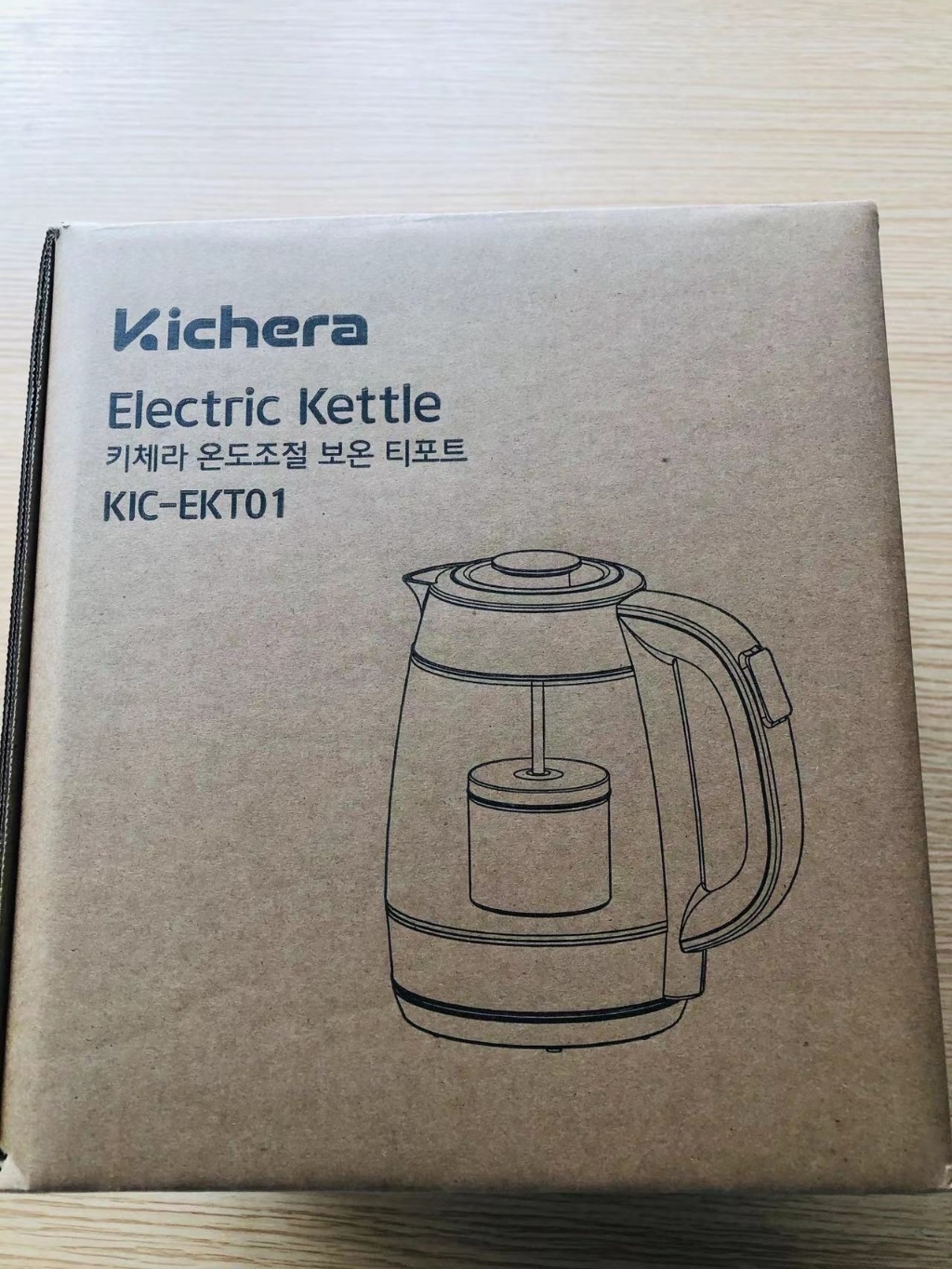 [쿠팡수입] 키체라 온도조절 보온 내열유리 티포트 1