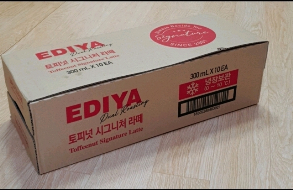 이디야 토피넛 시그니처 라떼 10개입