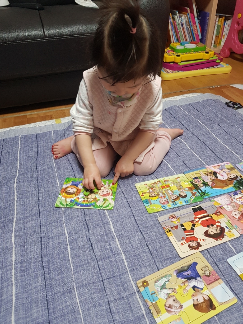 내 친구 가방 퍼즐 콩순이