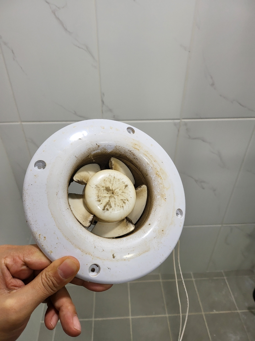 그렉스 파워오토팬 2중 전동 댐퍼 화장실 환풍기