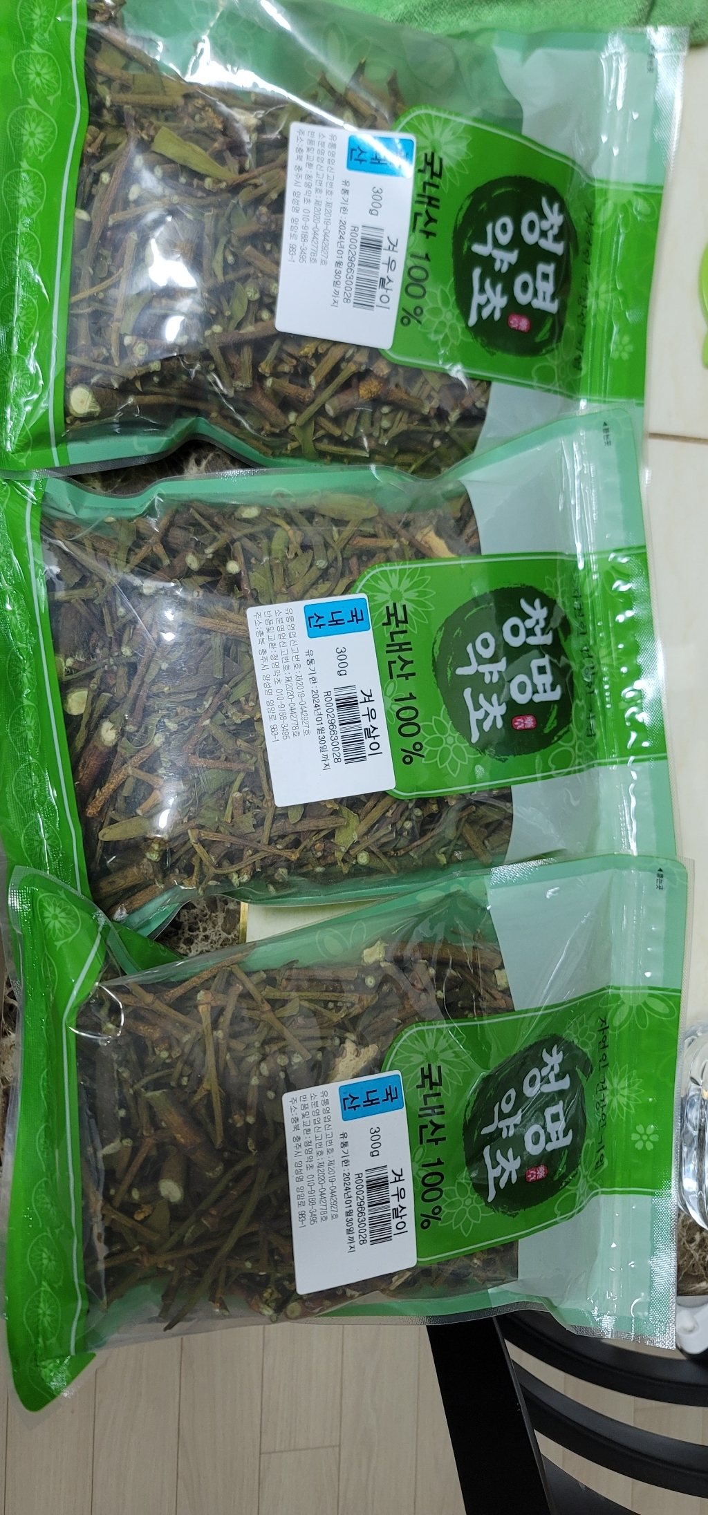 청명약초 겨우살이