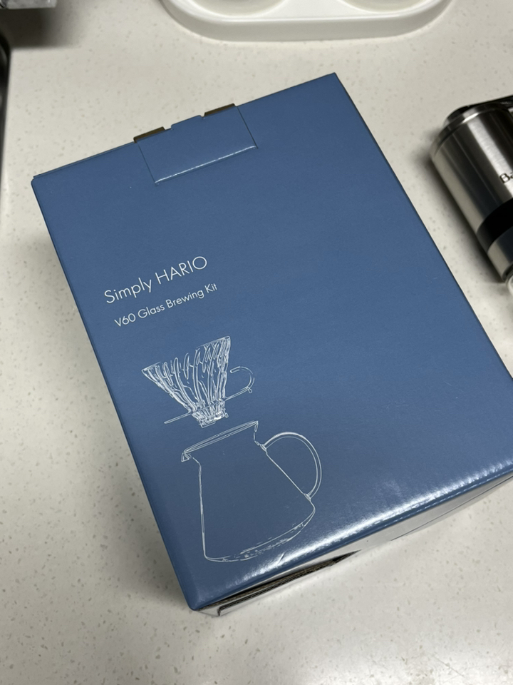 하리오 V60 글래스 브루잉 핸드드립 S-VBK-02-T