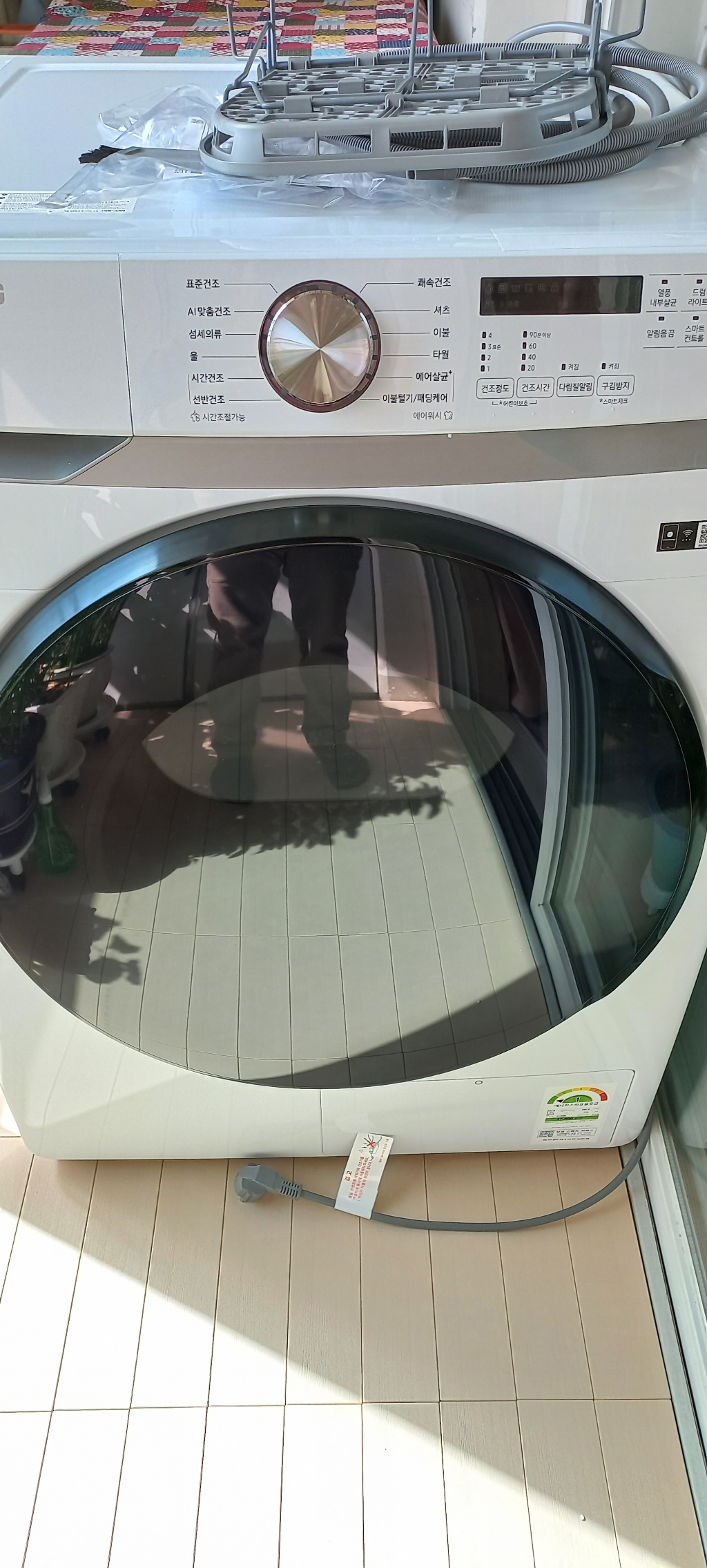 삼성전자 그랑데 건조기 화이트 DV17T8520BW 방문설치