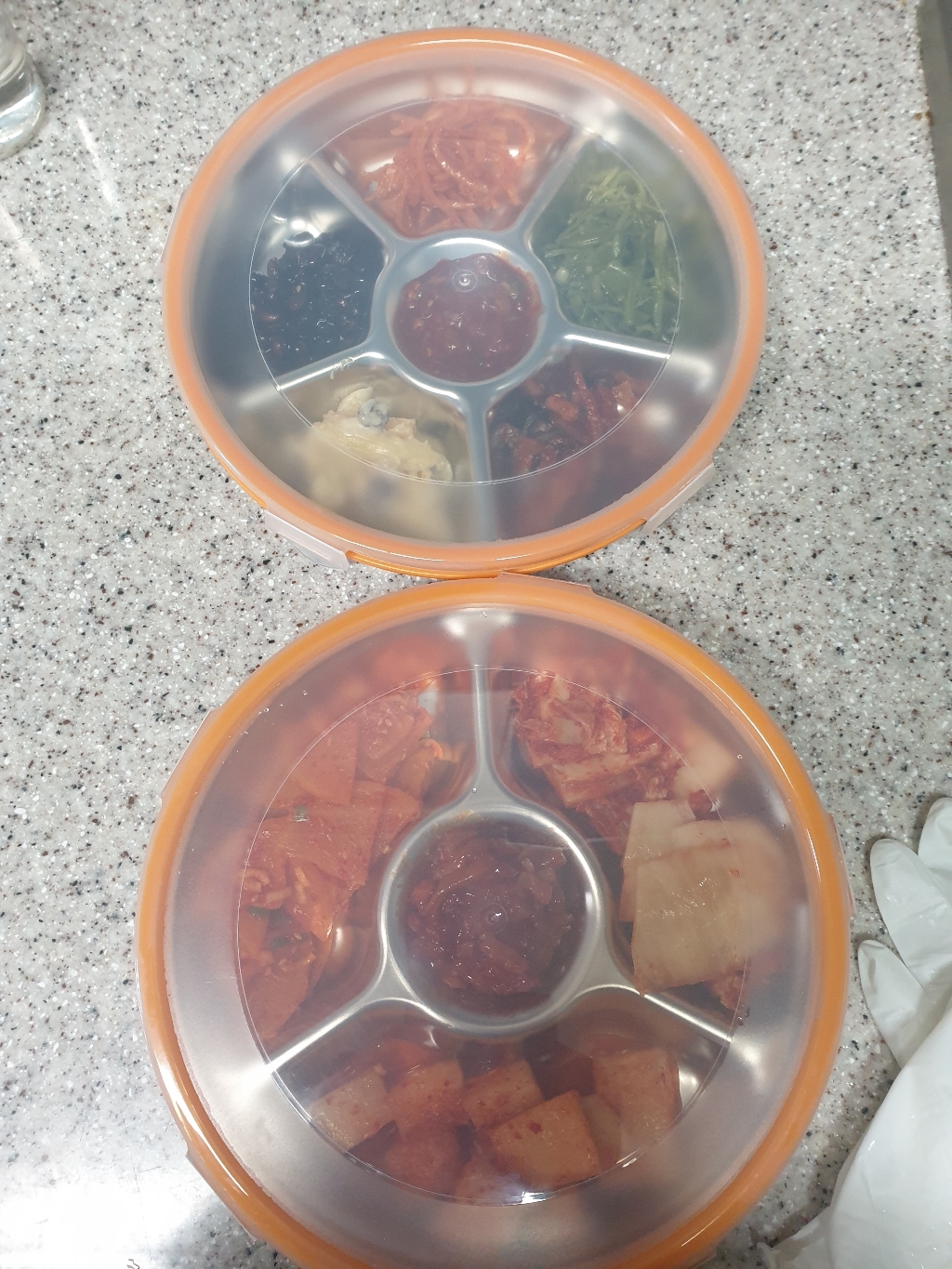 스텐 3칸 4칸 6칸 나눔 칸막이 반찬통 칸칸이 밀폐용기
