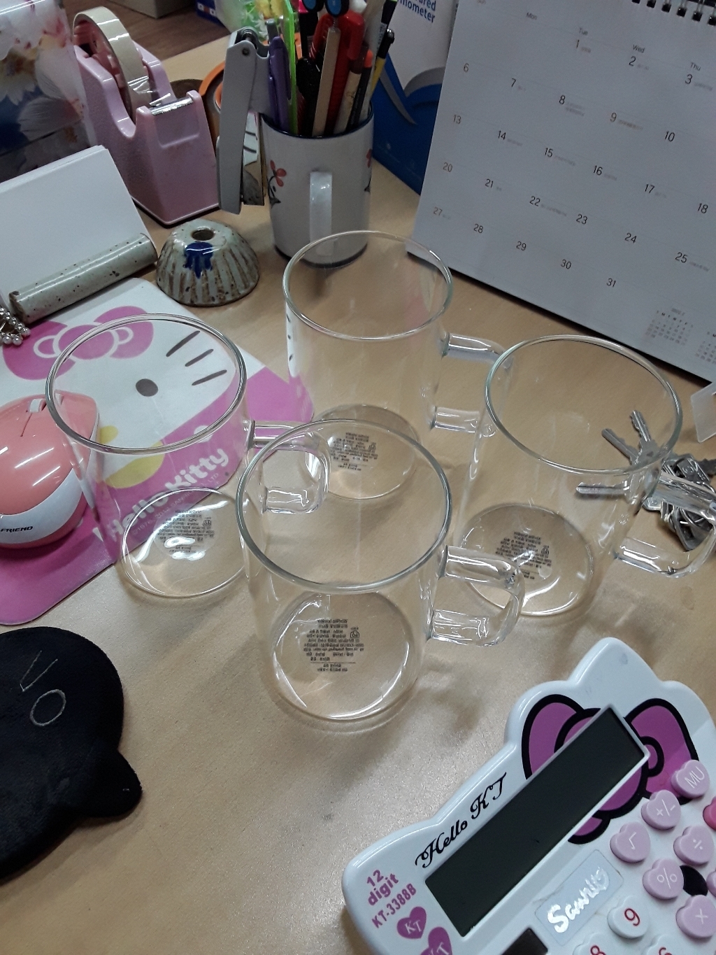 카페 내열 유리 머그컵 네스프레소 버츄오 유리컵