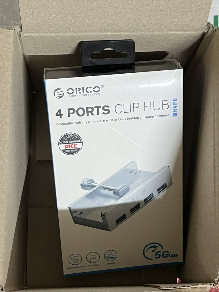 오리코 무전원 4포트 USB30 허브 DIY설치형 HU