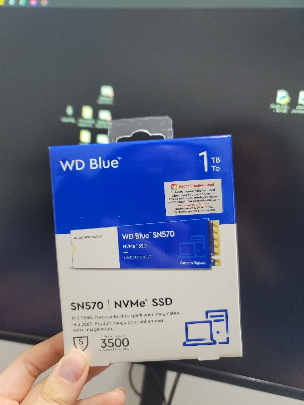 WD Bue SN570 NVe SSD