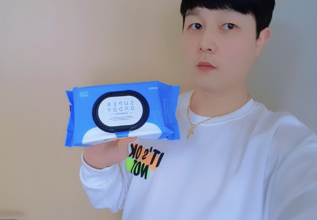 슈퍼대디 프랜즈 펭귄 유아물티슈 캡형