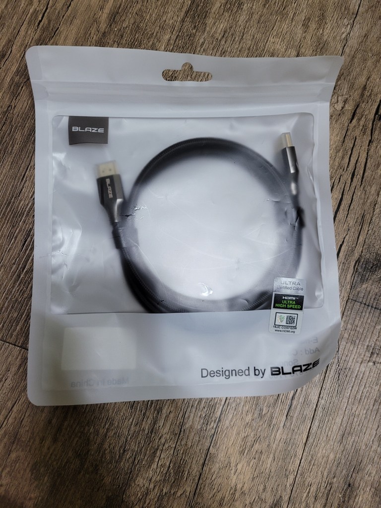 블레이즈 HDI 21 케이블 144Hz 24K 도금 아연합금 H1