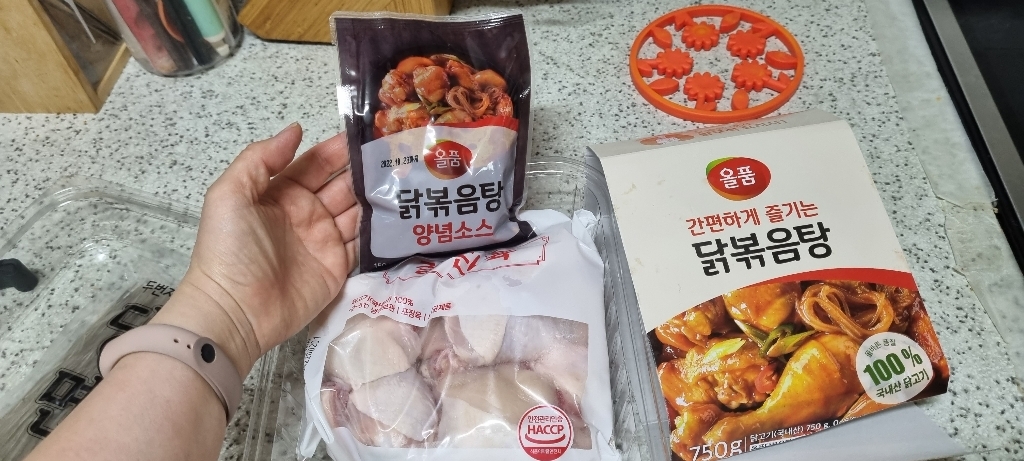 올품 간편하게 즐기는 닭볶음탕 닭고기 닭볶음탕소스 자른당면