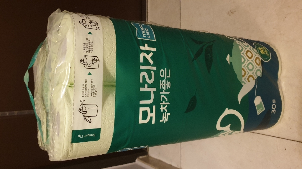 모나리자 녹차가좋은 펄프 3겹 화장지 리뷰후기
