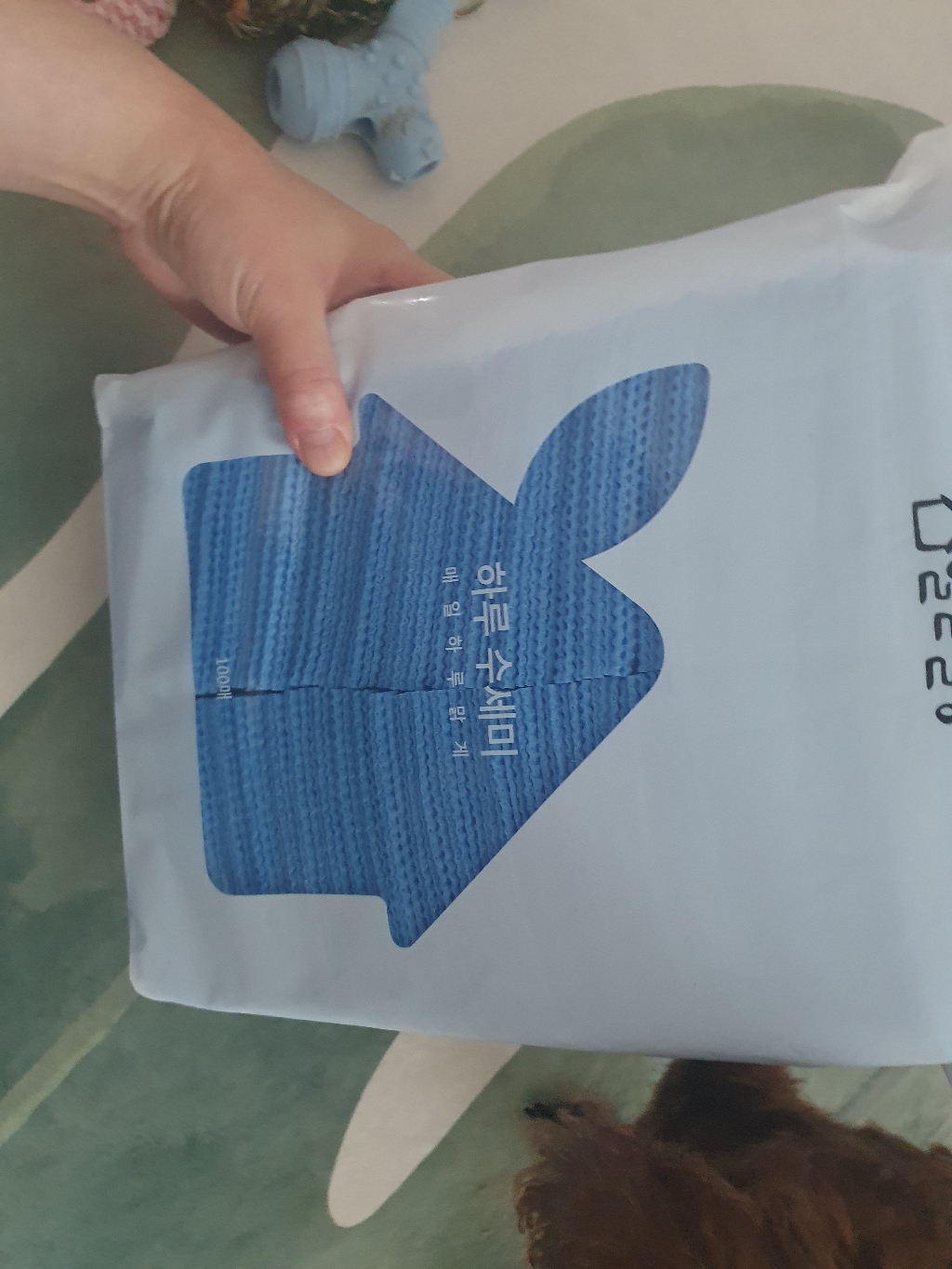 일일일청 주방용 가정용 업소용 하루 일회용 수세미