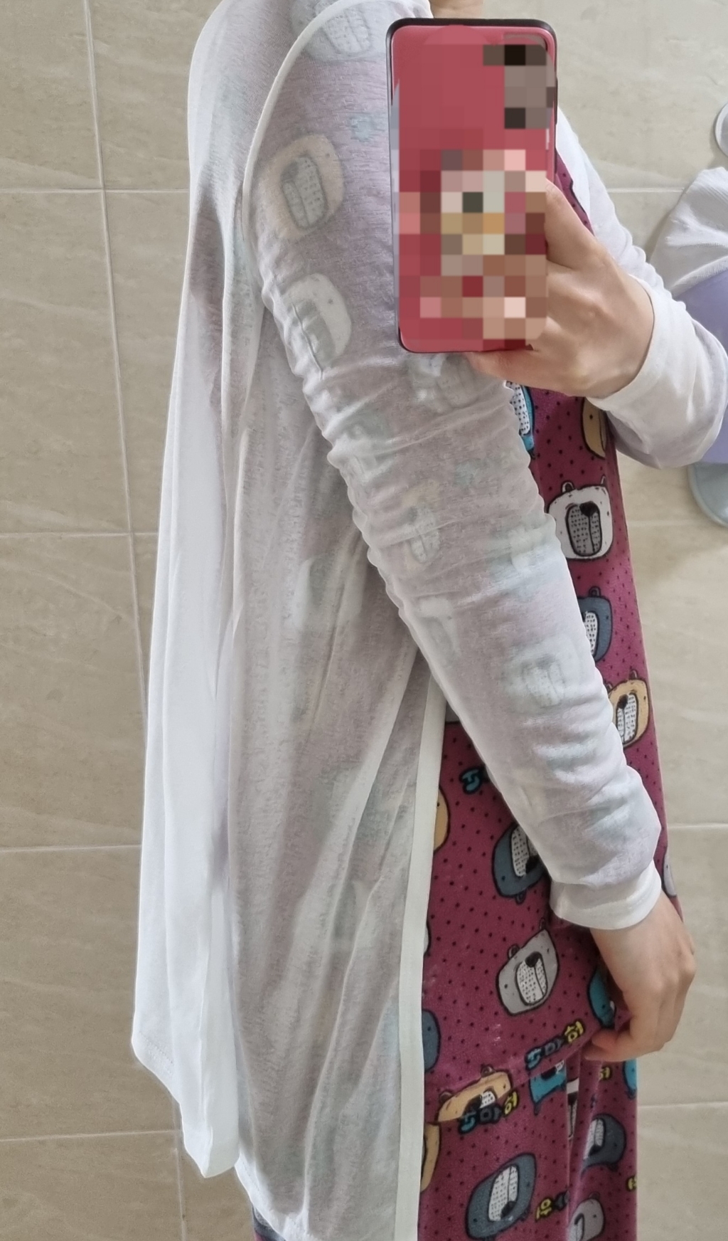 유라비 아동용 라브니 매쉬 가디건