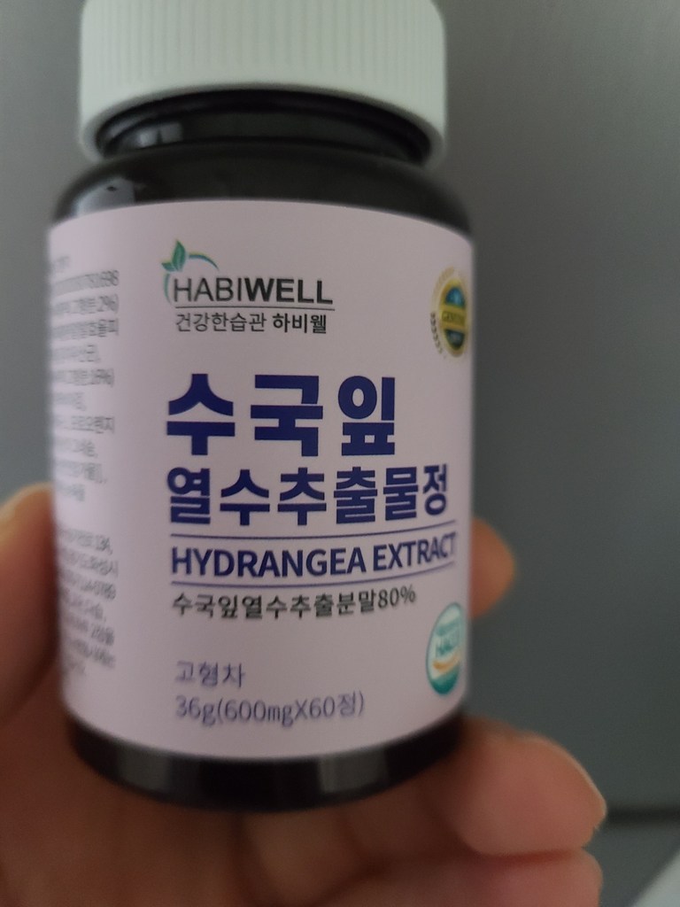 하비웰 수국잎 열수추출물정 60정