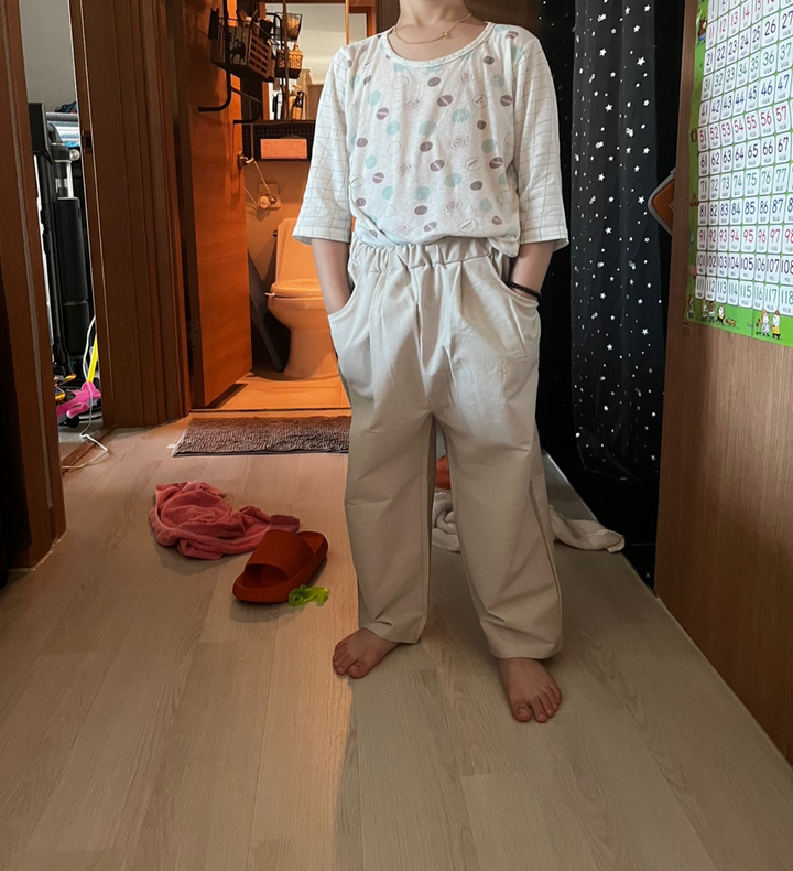 바브키즈 아동용 와우 면배기팬츠