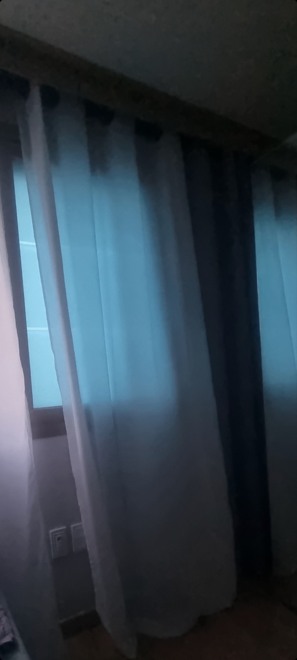 더자리 비침덜한 고밀도 쉬폰커튼 아일렛형