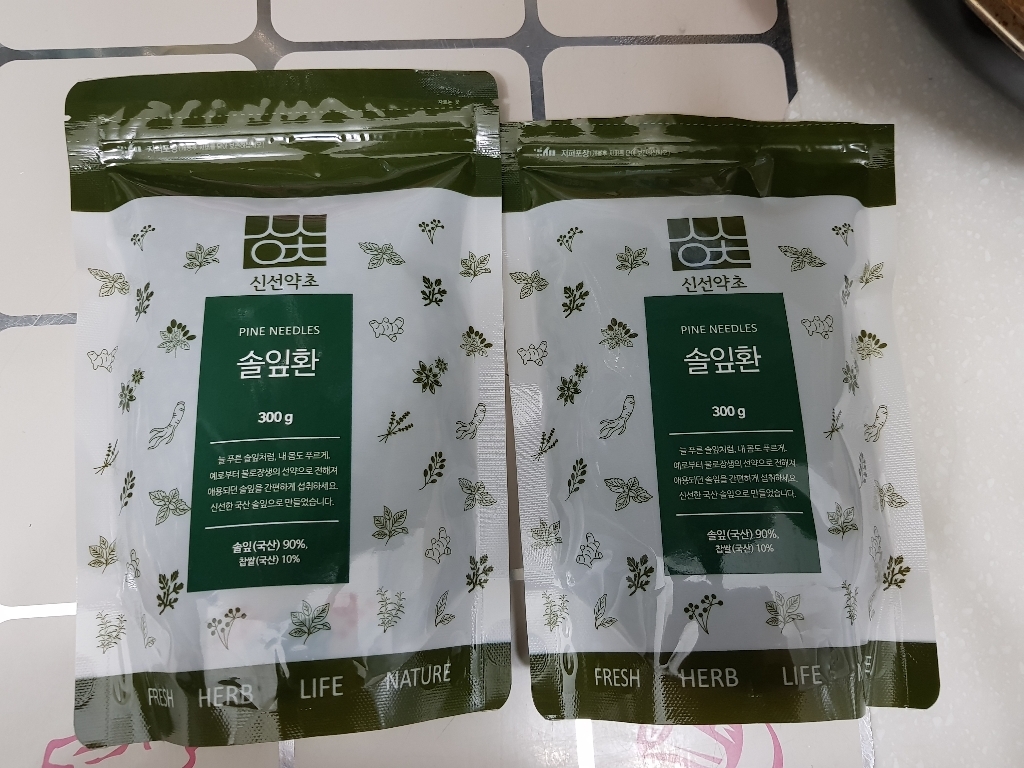 신선약초 솔잎환 리뷰 후기