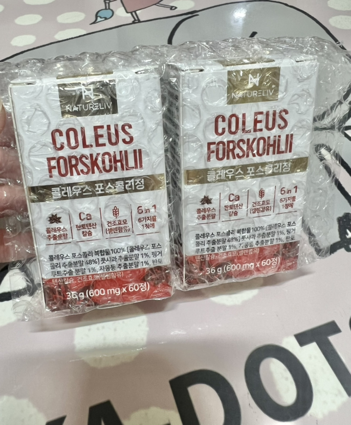 건조효모 콜레우스 포스콜리 결정판 60정 셀레늄 판토텐산 칼슘
