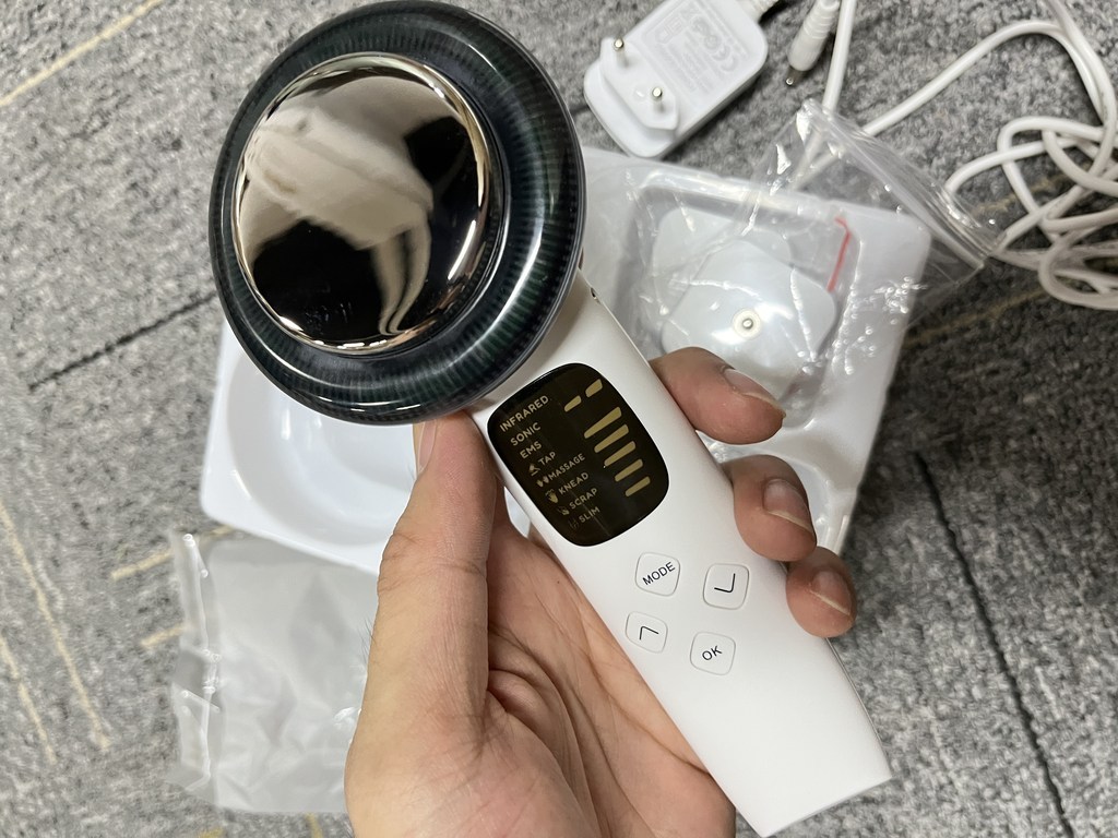 keka 고주파 바디 마사지기 초음파 온열 적외선 ES 다기능 전신 사용 몸 관리기기
