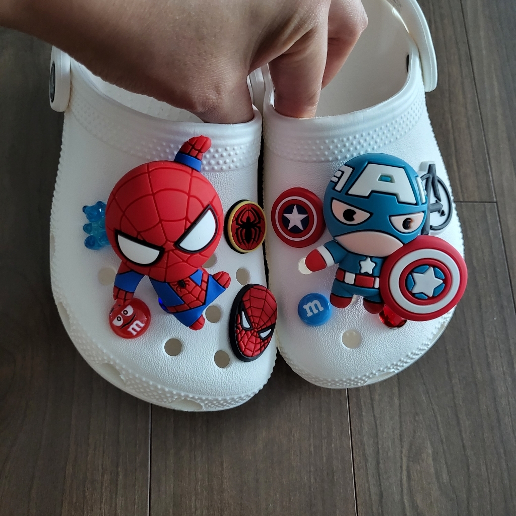 애니팝몰 히어로 마블 슈퍼맨 아이언맨 헐크 어벤저스 빅애니비츠 환 신발 악세사리 파츠