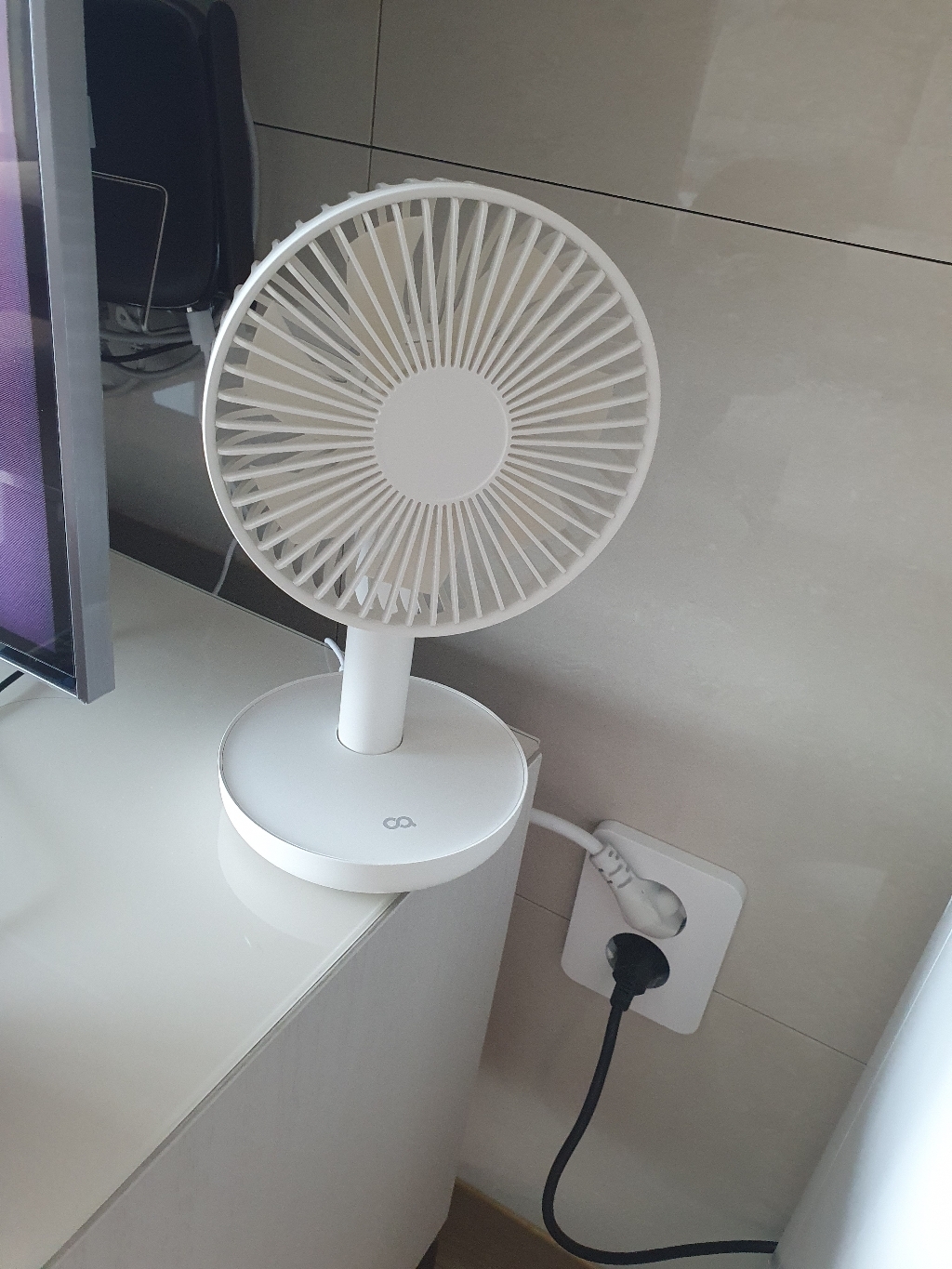 오아 캐치팬 탁상용 무선 미니 USB 휴대용 선풍기