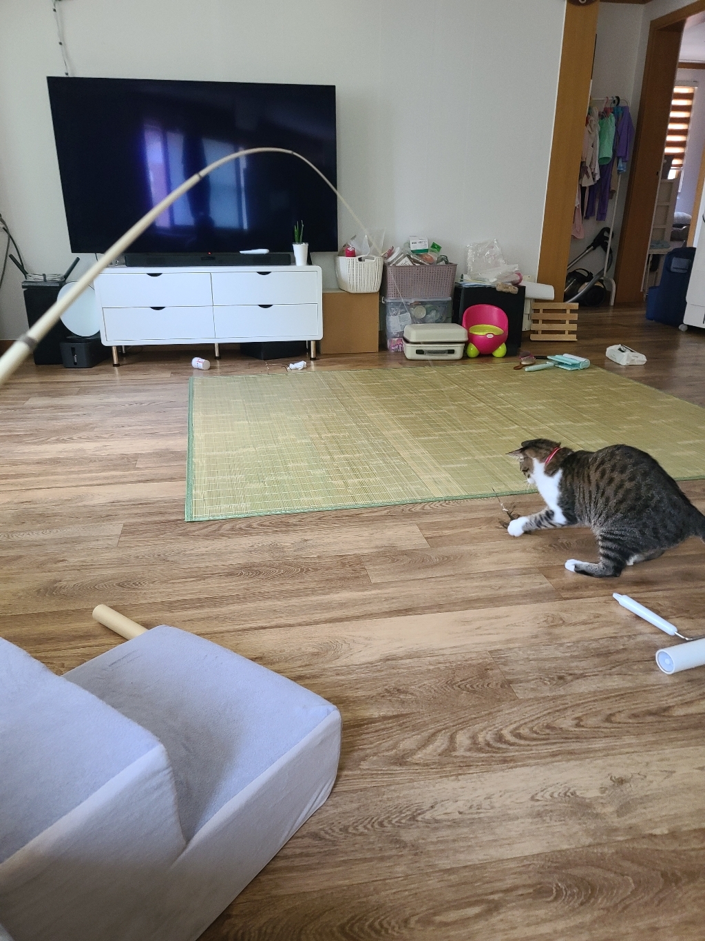 코펫 고양이 자이언트 우드형 낚시대 2