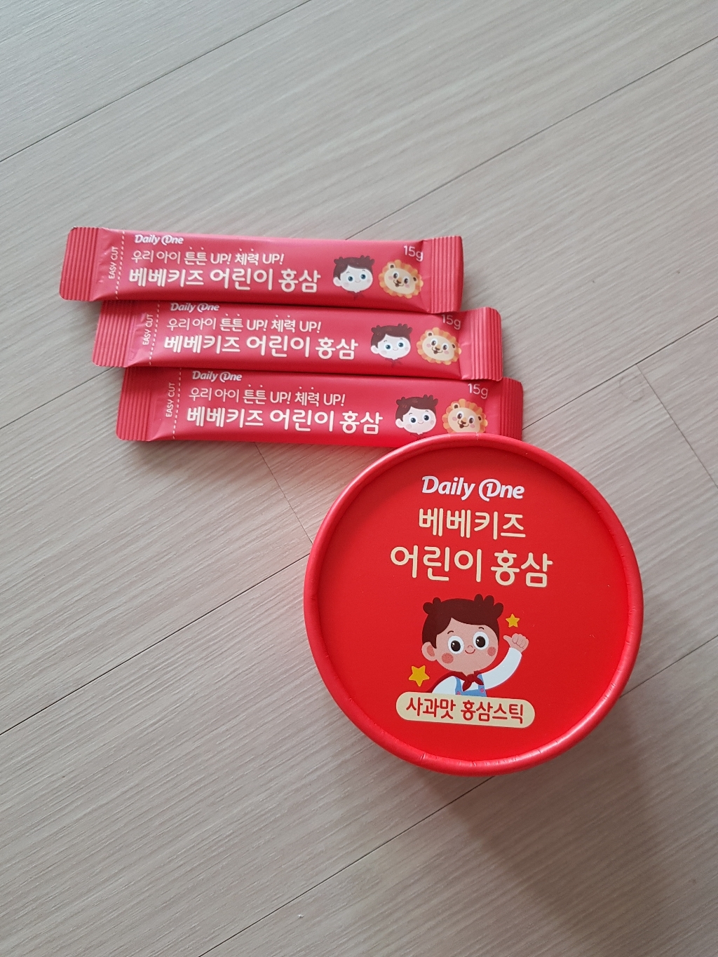 데일리원 베베키즈 어린이 홍삼 리뷰 후기