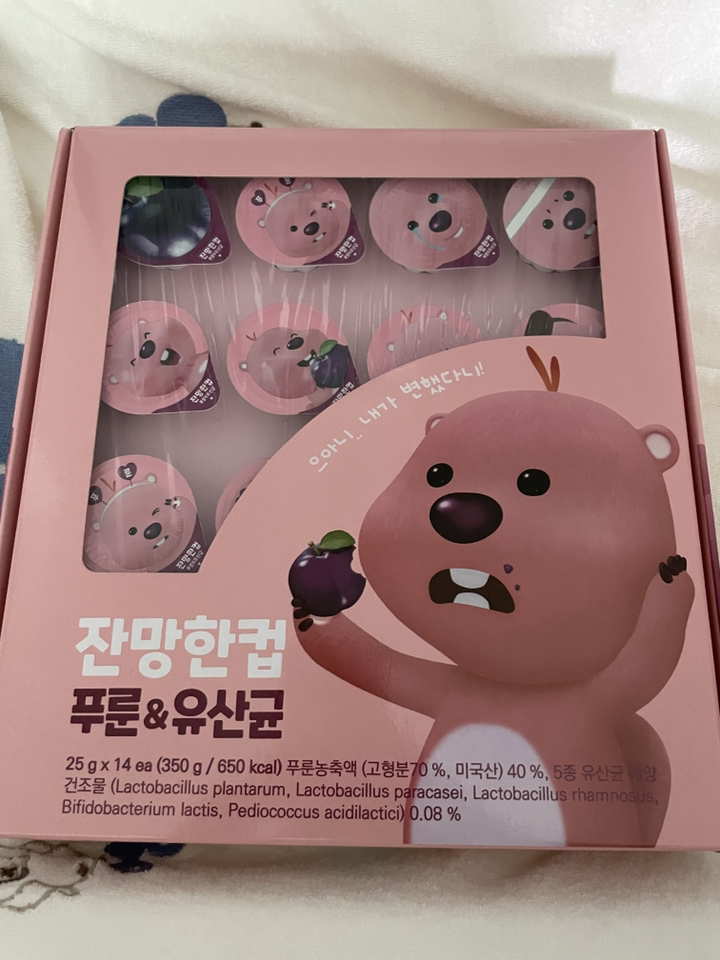 잔망한컵 푸룬 & 유산균 14구 1박스