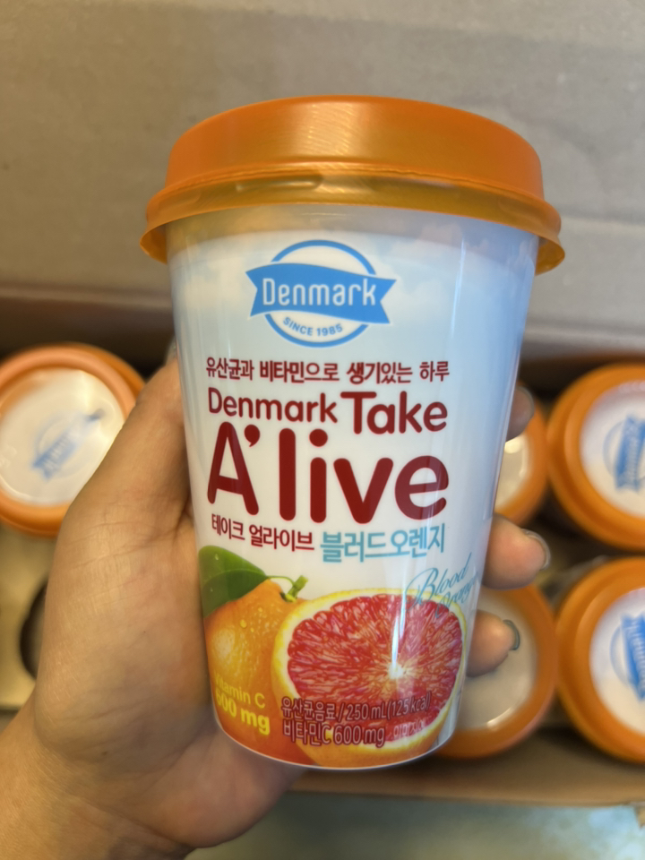 덴마크우유 테이크 얼라이브 블러드오렌지