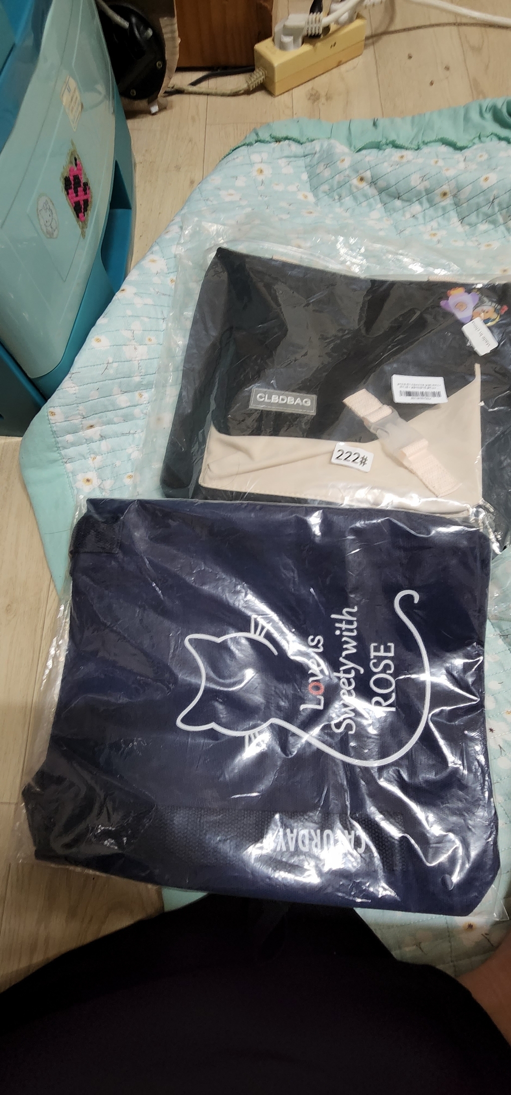 큐샵 귀여운 고양이 패브릭 에코백