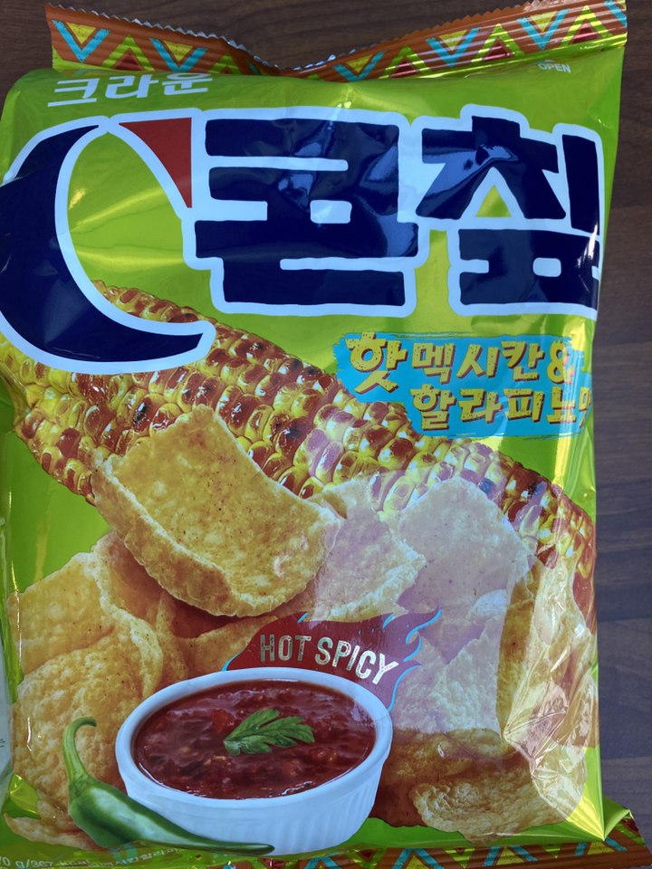 크라운 C콘칲 핫멕시칸 할라피뇨맛