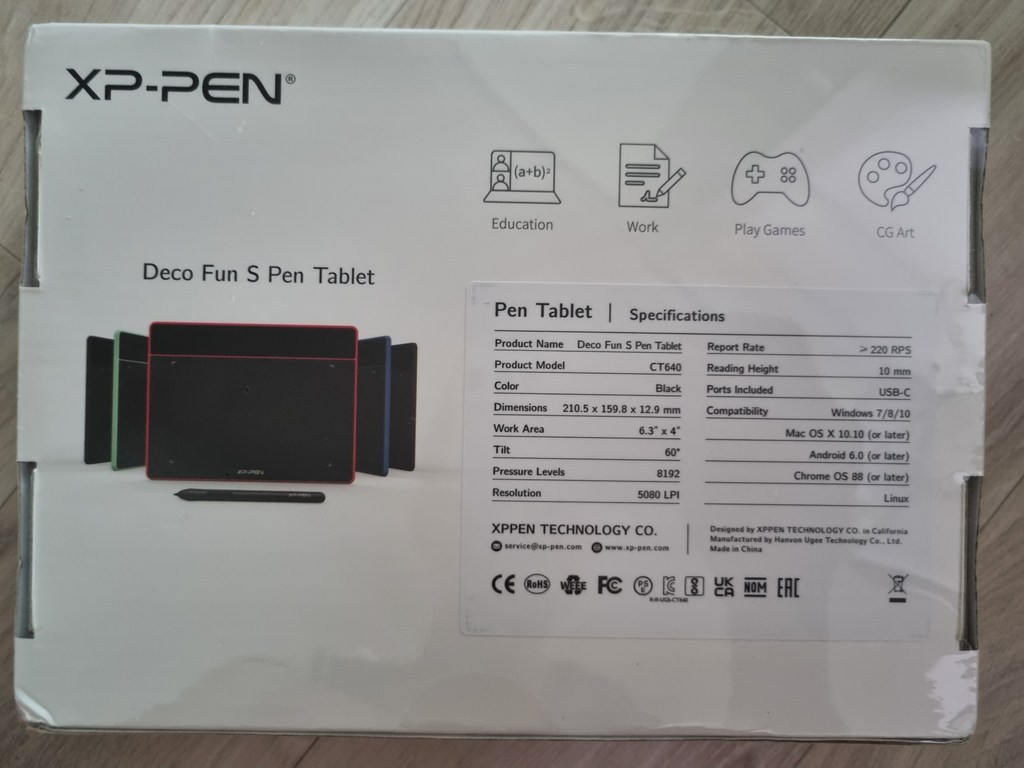 엑스피펜 Deco Fun XS 타블렛 CT430 01 스타일러스 펜