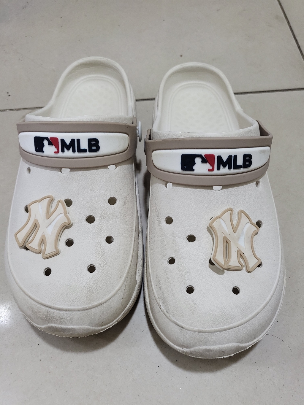 B 아동용 뉴욕 양키스 코지 샌들