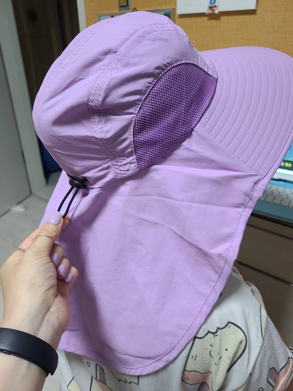 선빛 워리 사파리 썬캡 등산 낚시 메쉬 시원한