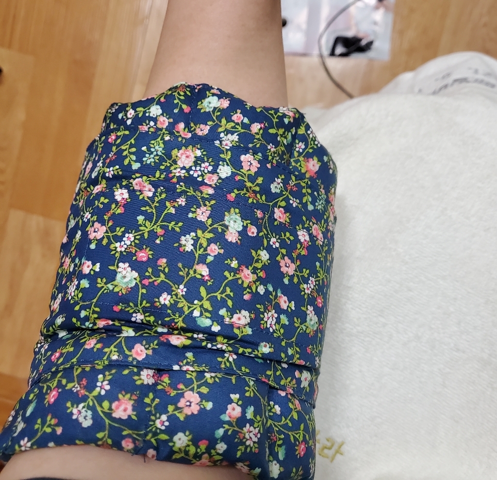 닥터투데이 375 한방허브 허브 손목발목 찜질 네이비