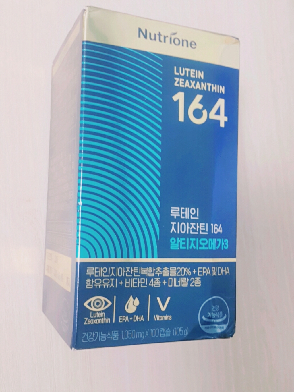 뉴트리원 루테인 지아잔틴 164 알티지 오메가3 EA DHA