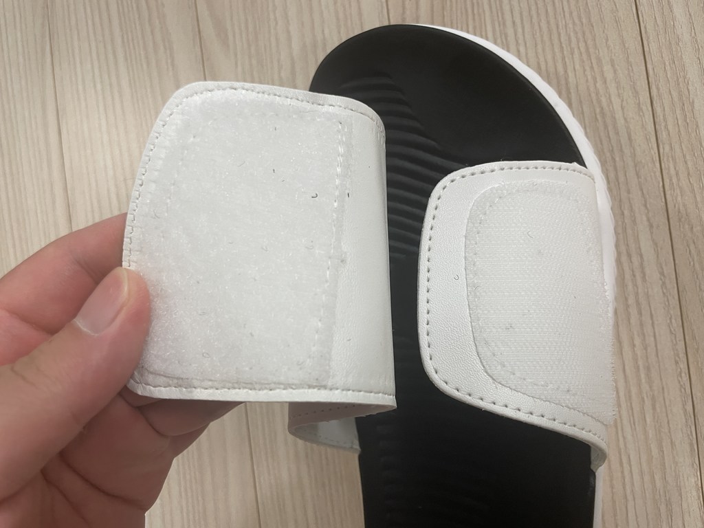 남녀공용 푹신한 발등조절 벨크로 쿠션 슬리퍼 B비치