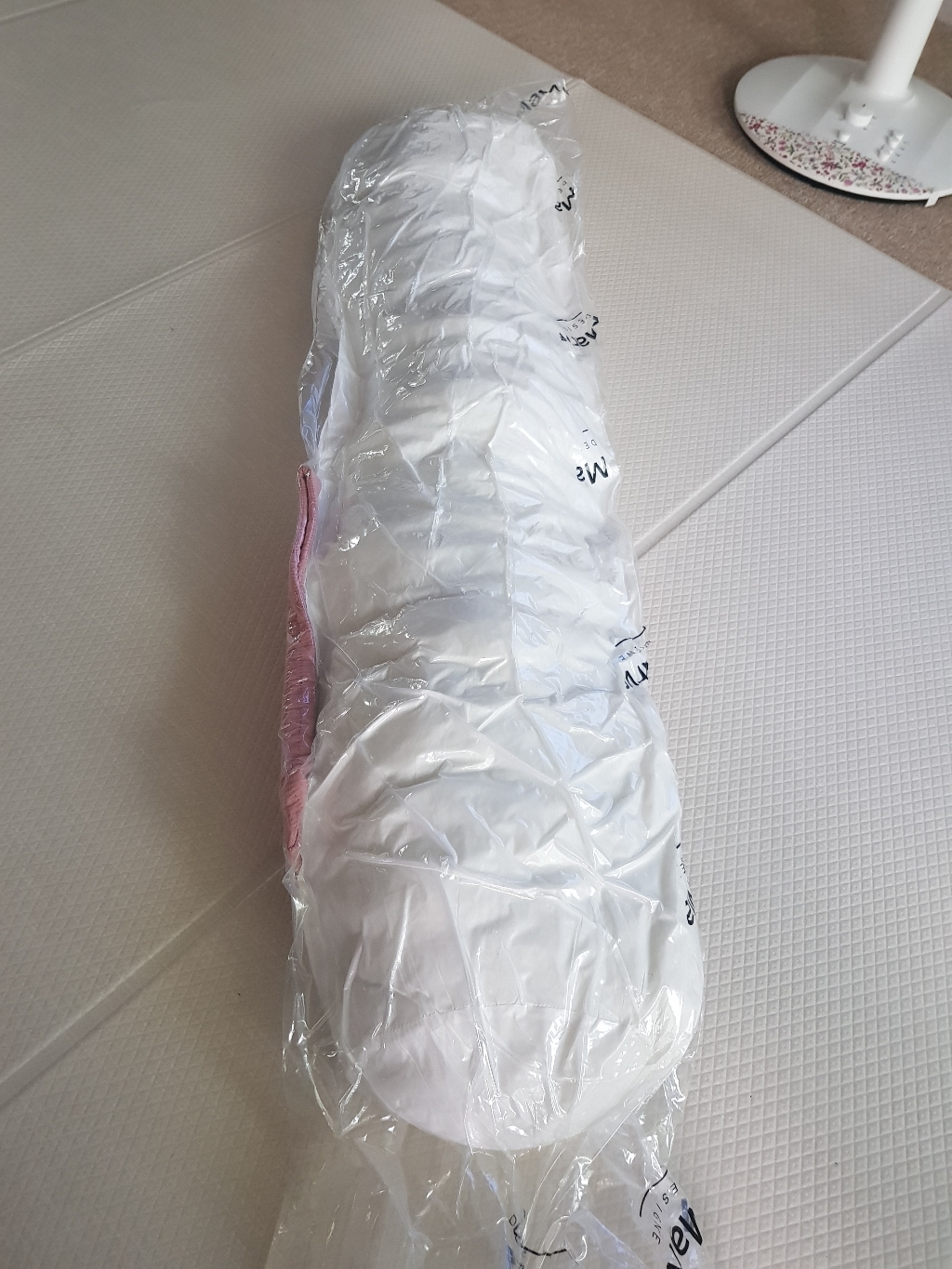 마벨러스홈데코 피그먼트 순면 누빔 일자형 바디필로우