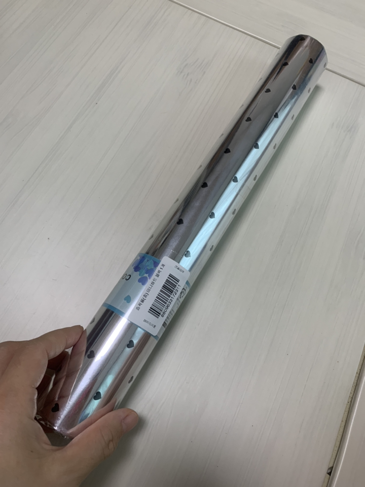 포포팬시 미니하트 비닐 증착 포장지 중