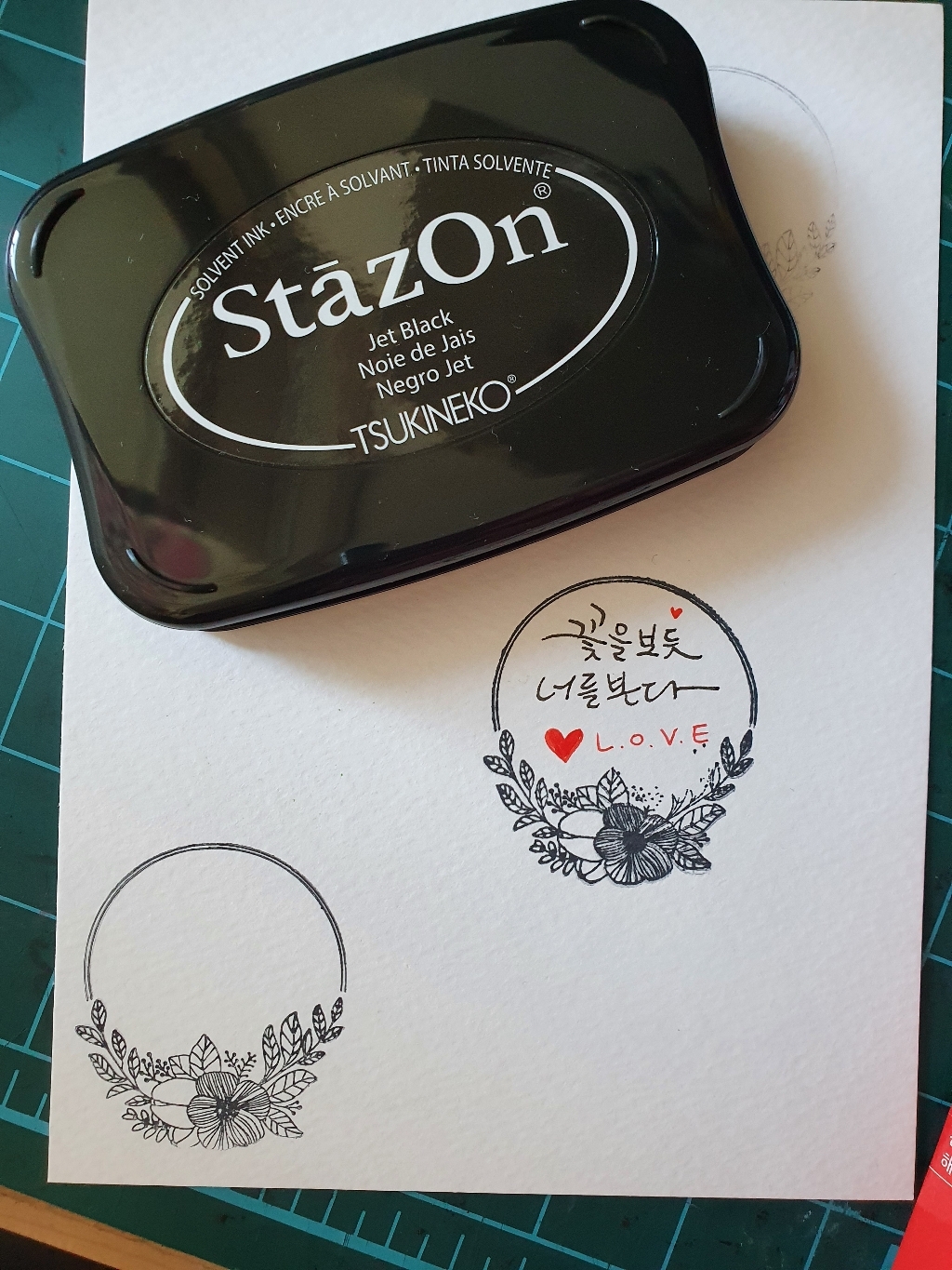 StazOn 츠키네코 유성스탬프 잉크 글래스용 SZ-31