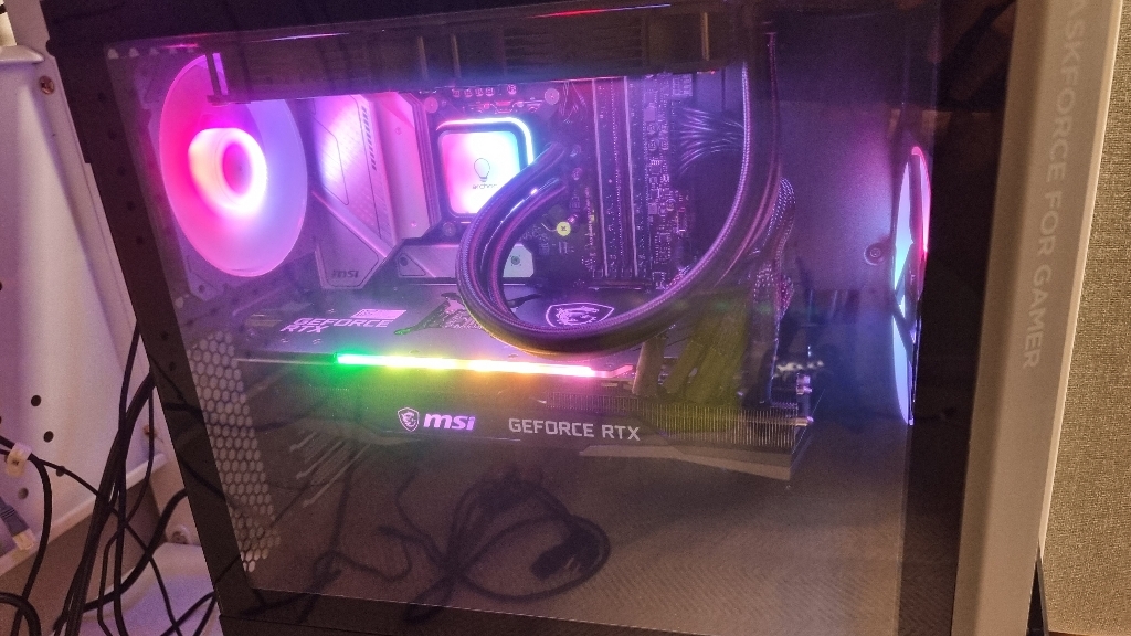 한성컴퓨터 데스크탑 블랙 TF AX12708