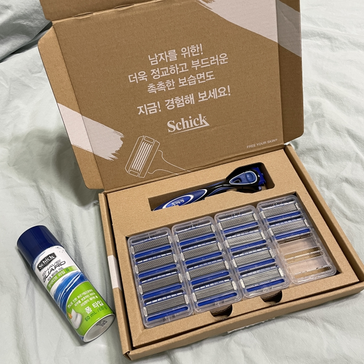 쉬크 하이드로5 프리미엄 날14입기1개포함 라임폼