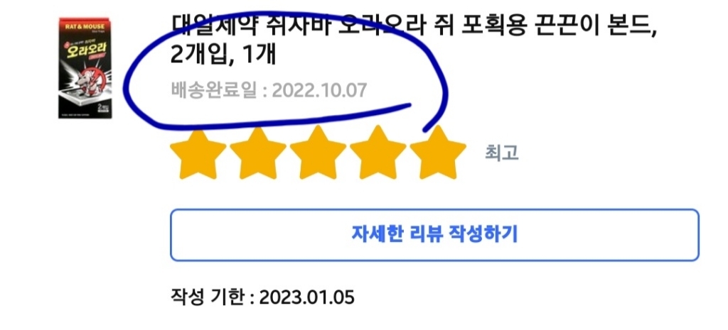 대일제약 쥐자바 오라오라 쥐 포획용 끈끈이 본드