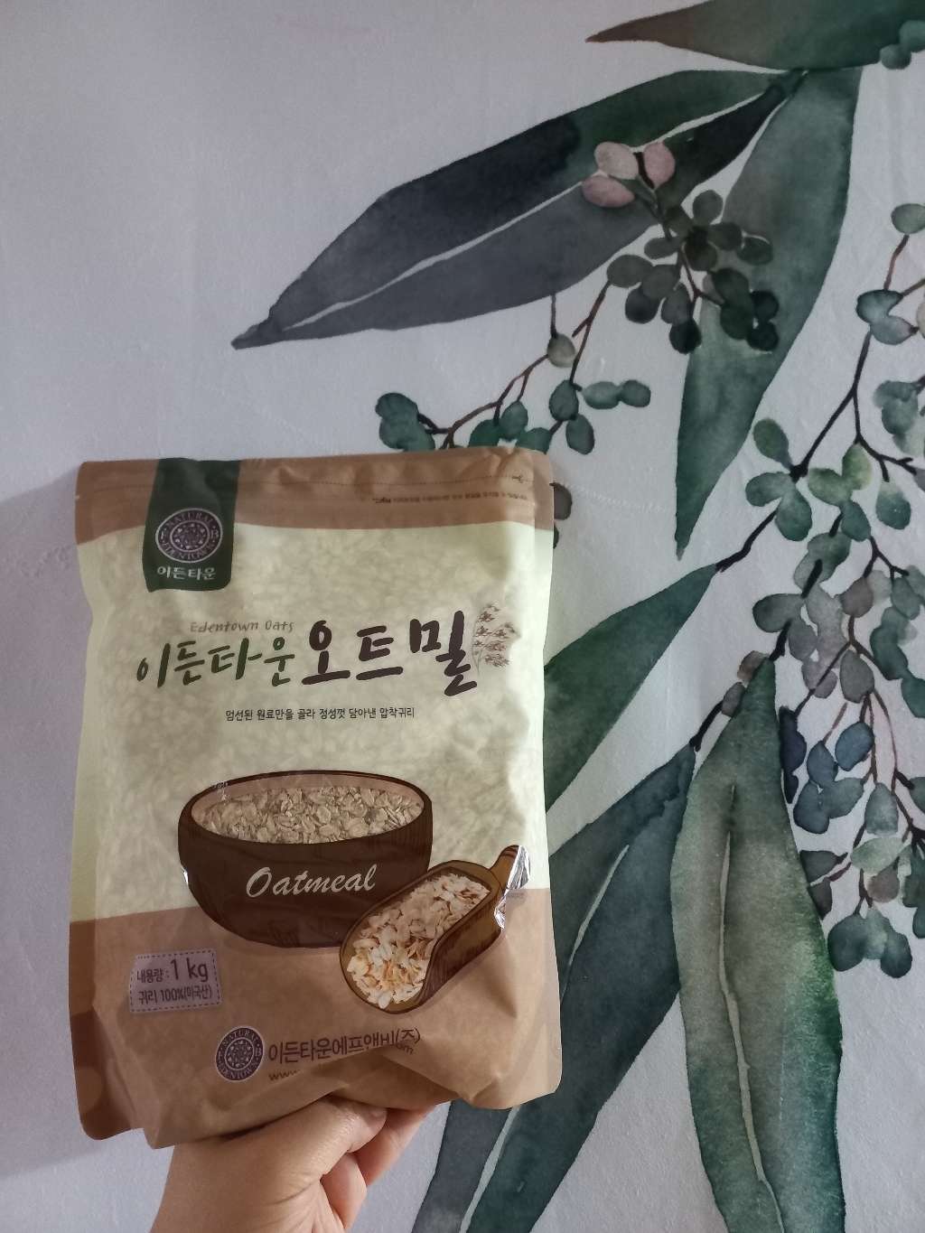 이든타운 오트밀 압착귀리