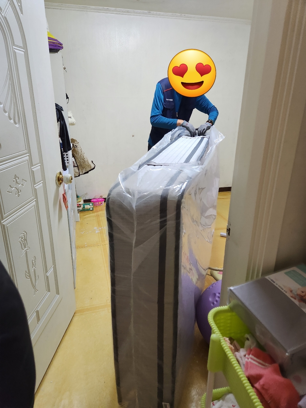 세진침대 테마 유로탑 파워본넬 F라텍스 매트리스 방문설치