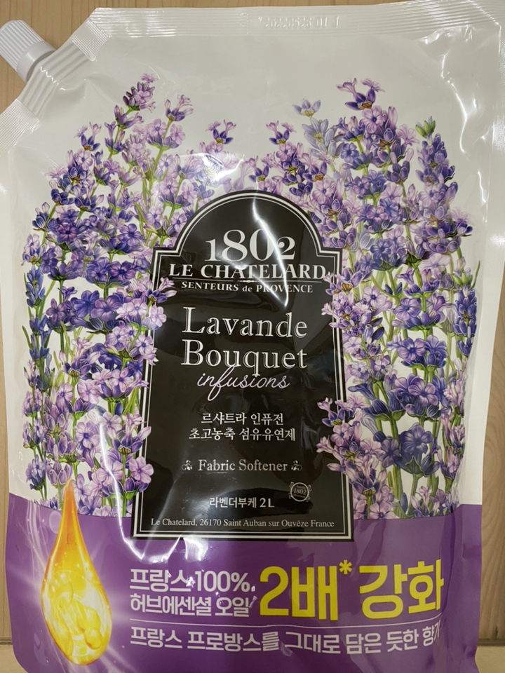 르샤트라1802 인퓨전 초고농축 섬유유연제 라벤더부케향 리필