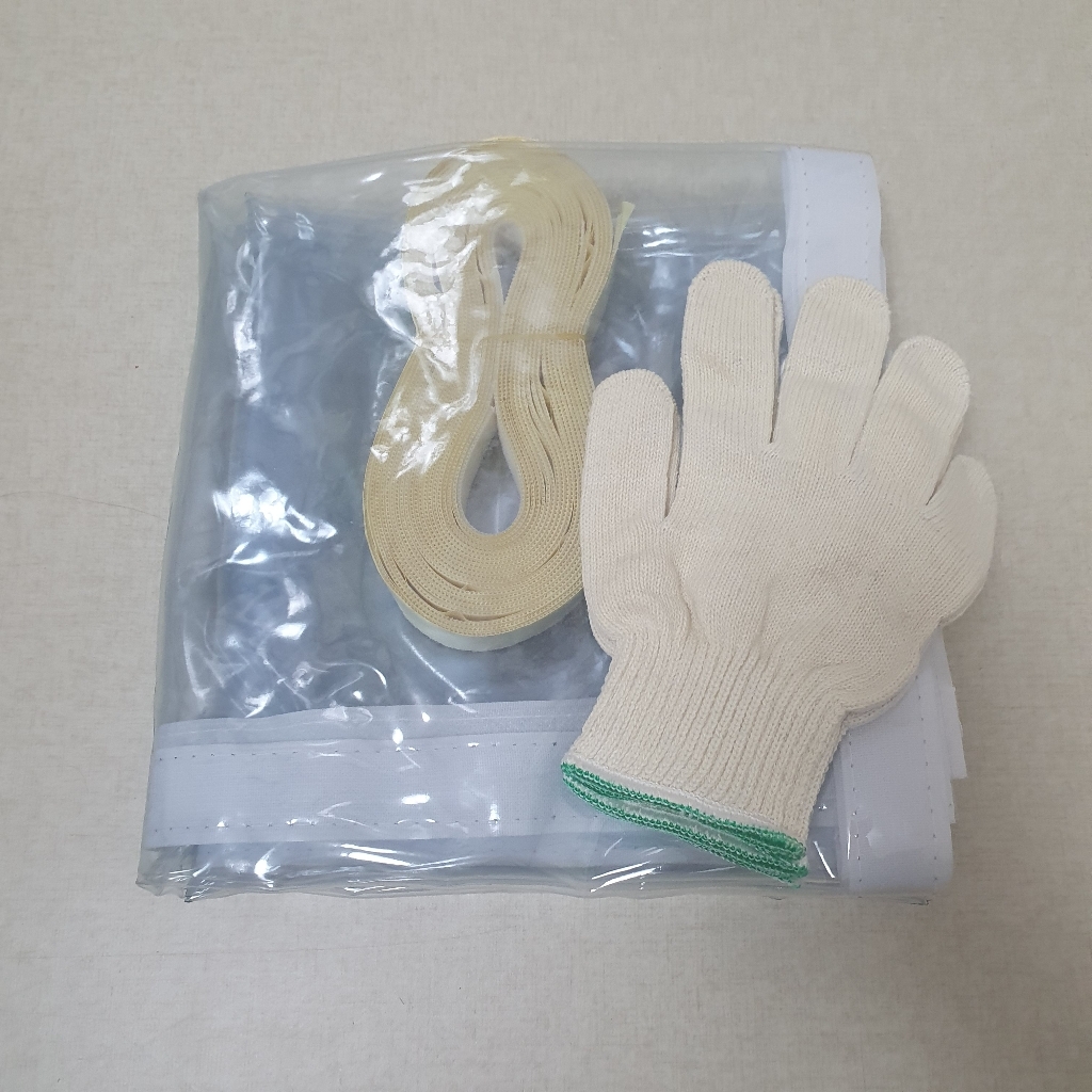 쇼홈 맞춤 선착순특수벨크로 두꺼운 창문 중형 베란다 방풍비닐 커튼바람막이 방풍막